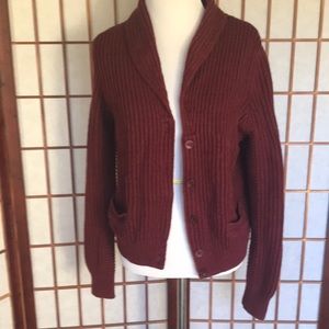 Topshop Maroon Sweater Size 6